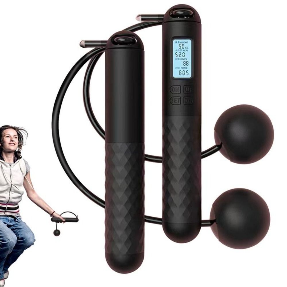 Smart Jump Rope Digital Counter - Taşınabilir Kablosuz İp Yok Atlama İpi