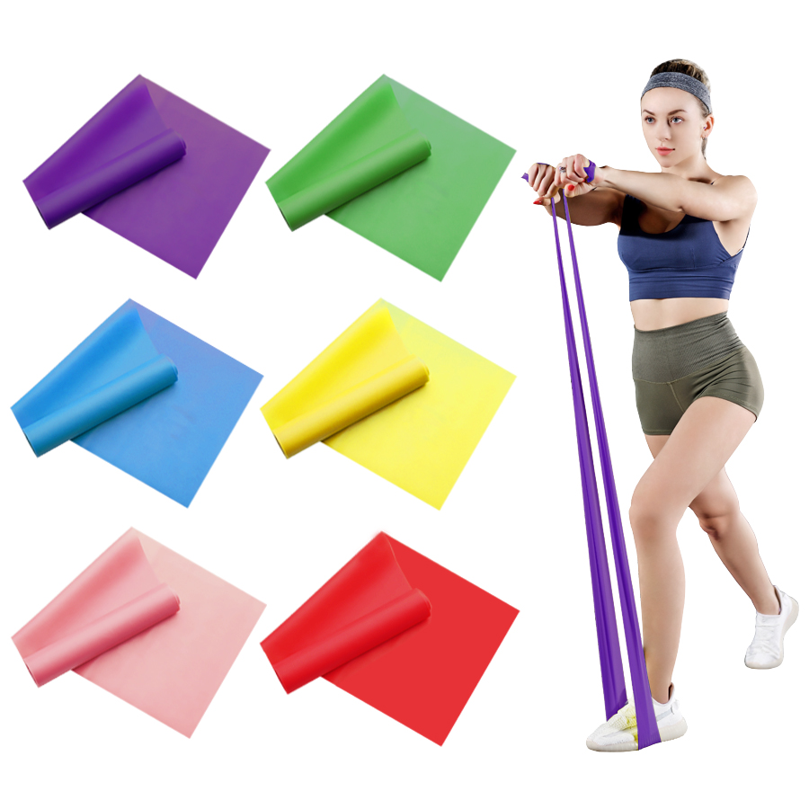 Pilates Bar Kit With Resistance Bands - 2/3/4/6 Adet Yoga Direnç Bantları: Fizik