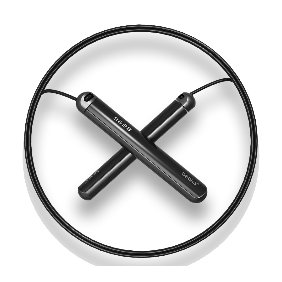 Smart Jump Rope Digital Counter - Kablosuz Akıllı Bağlantılı Uzun Saplı Sayımlı