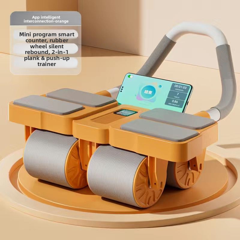 Ab Roller Wheel With Elbow Support - Dört Tekerlekli Dirsek Destekli Karın Kası