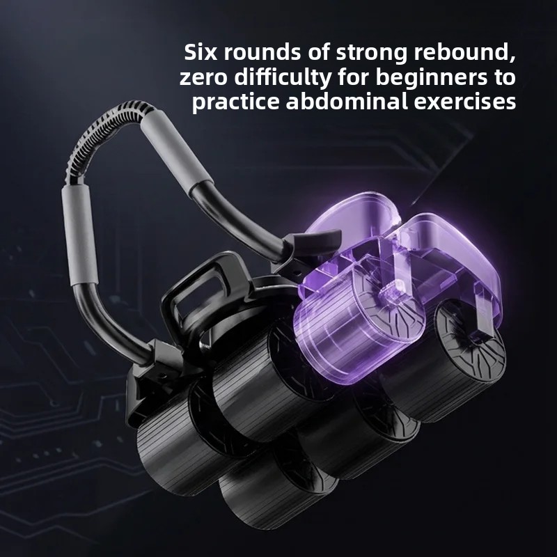 Ab Roller Wheel With Elbow Support - Taşınabilir 6 Tekerlekli Dijital Akıllı Ab