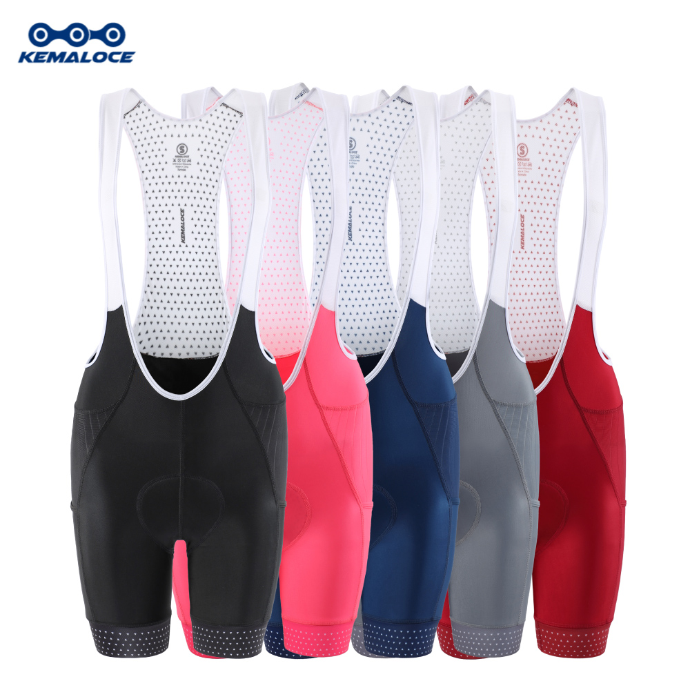 Padded Cycling Shorts 5D Gel - KEMALOCE kadın bisiklet Bib şort siyah