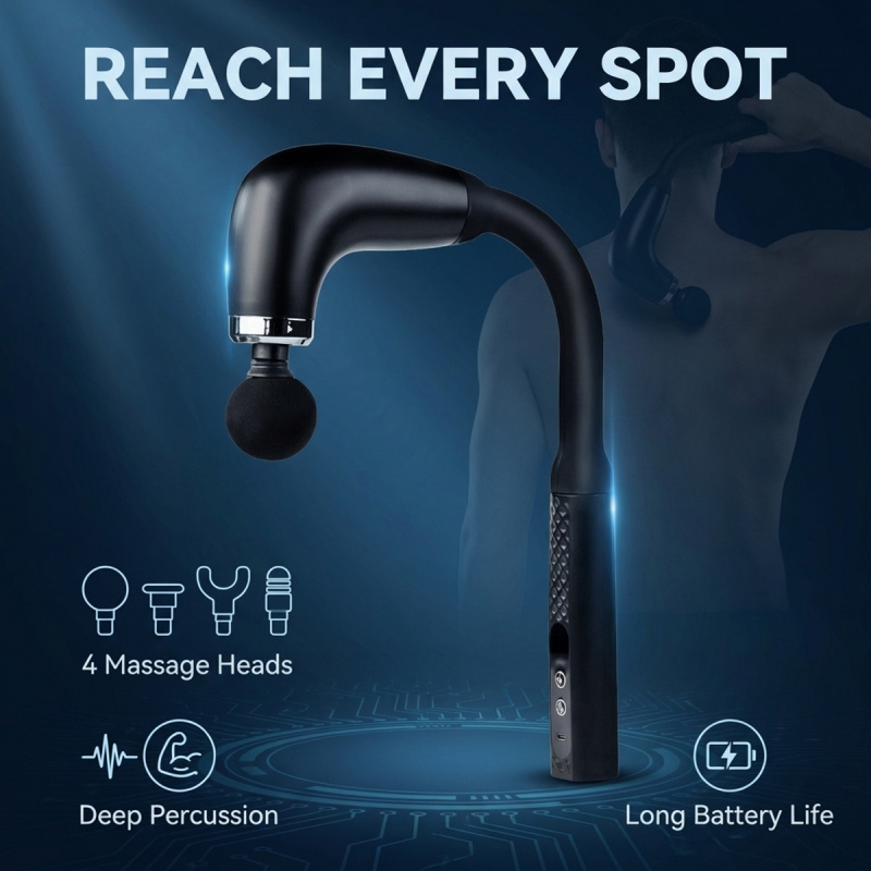 4 Başlıklı Elektrikli Kas Masa - Electric Massage Gun Deep Tissue incelemesi ve fiyatı