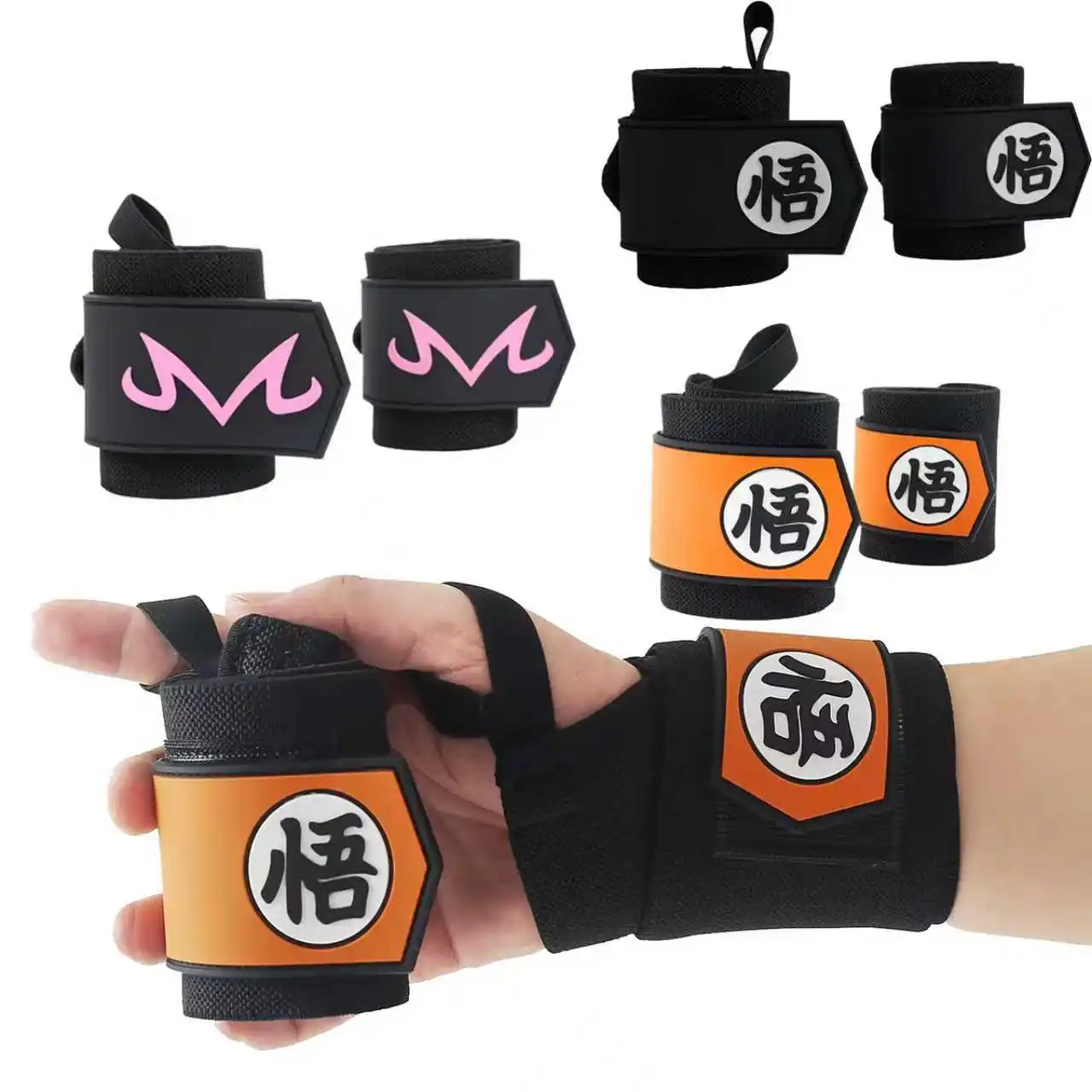 1 çift spor salonu spor ağırlı - Wrist Wraps Weightlifting Support incelemesi ve fiyatı
