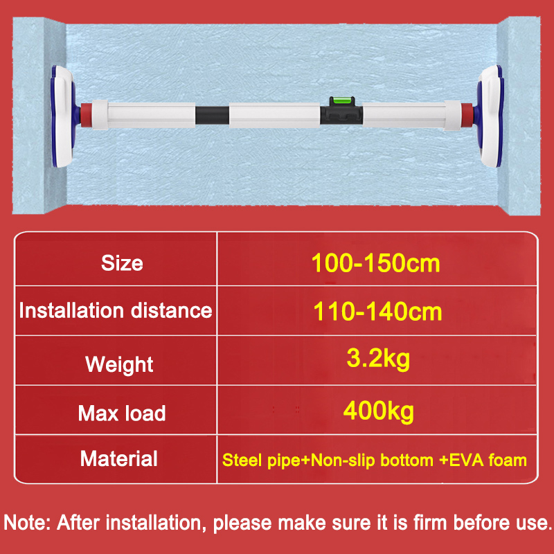 100-150cm Kapı Kasası İçin Bar - Door Pull Up Bar No Screw incelemesi ve fiyatı