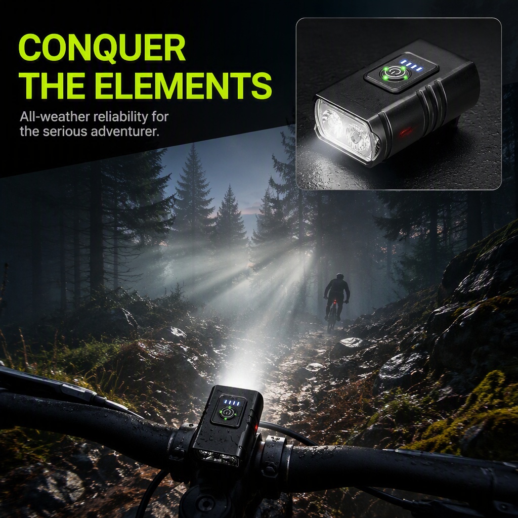 Bisiklet Lambası USB Şarj Edil - Rechargeable Bicycle Headlight 1000 Lumen incelemesi ve fiyatı