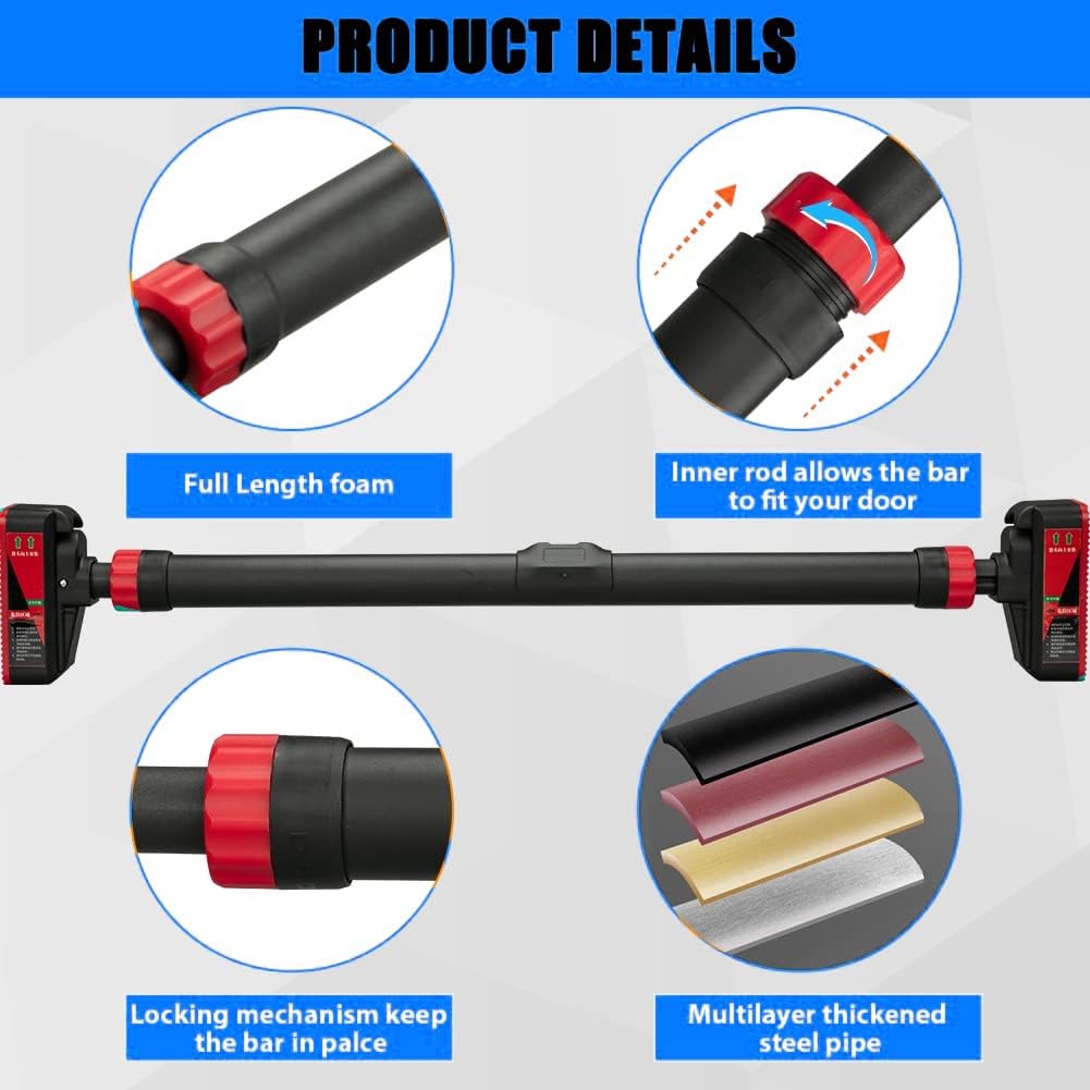 Ayarlanabilir Kapı Çubuğu - 44 - Door Pull Up Bar No Screw incelemesi ve fiyatı