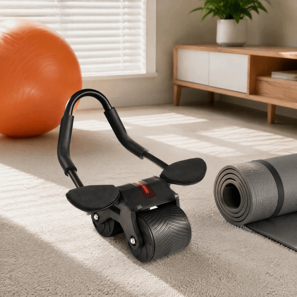 Otomatik Geri Dönüşlü Karın Ka - Ab Roller Wheel With Elbow Support incelemesi ve fiyatı